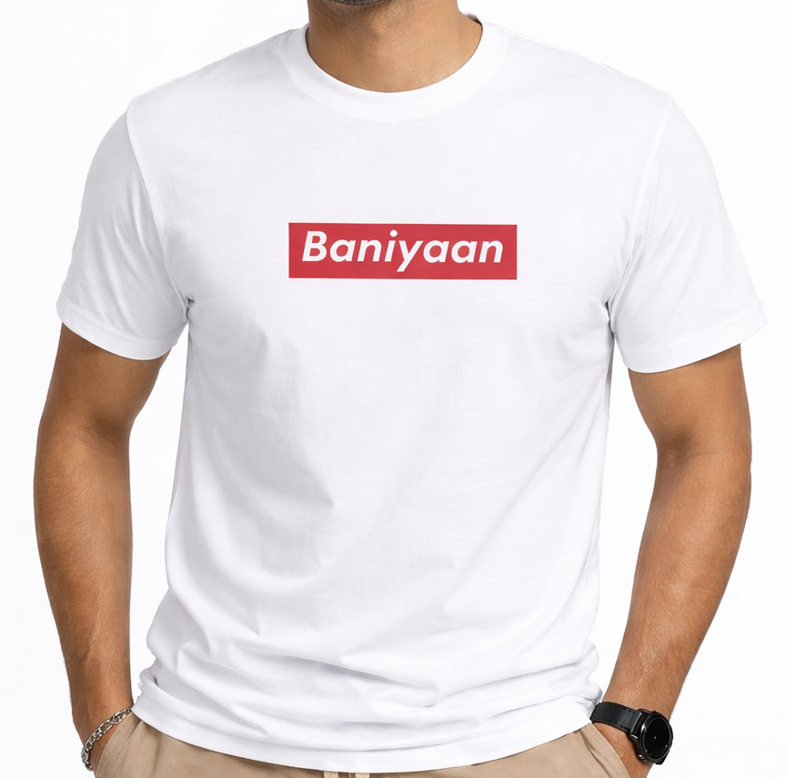 Baniyaan Classic Logo T-Shirt – Premium Essential