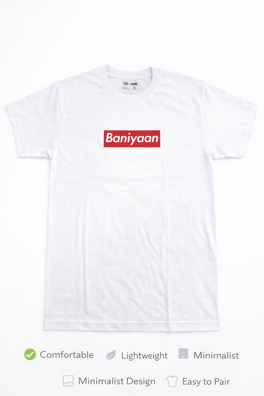 Baniyaan Classic Logo T-Shirt – Premium Essential