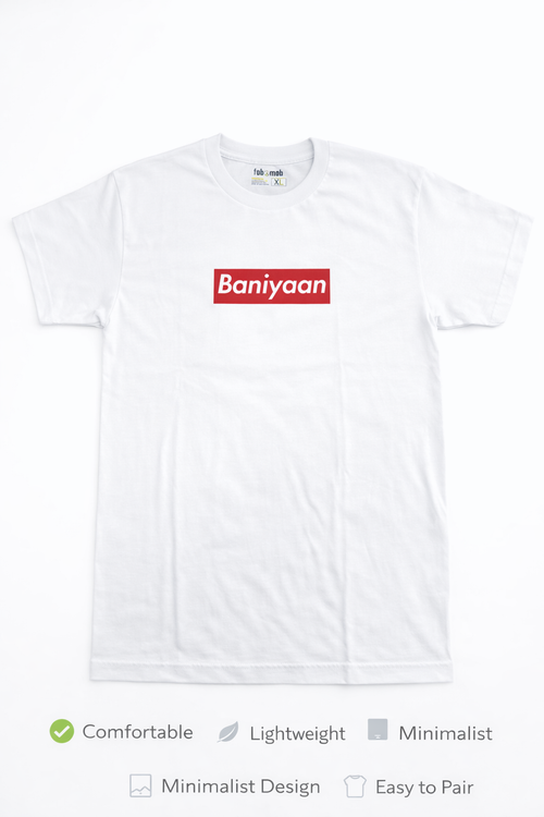 Baniyaan Classic Logo T-Shirt – Premium Essential