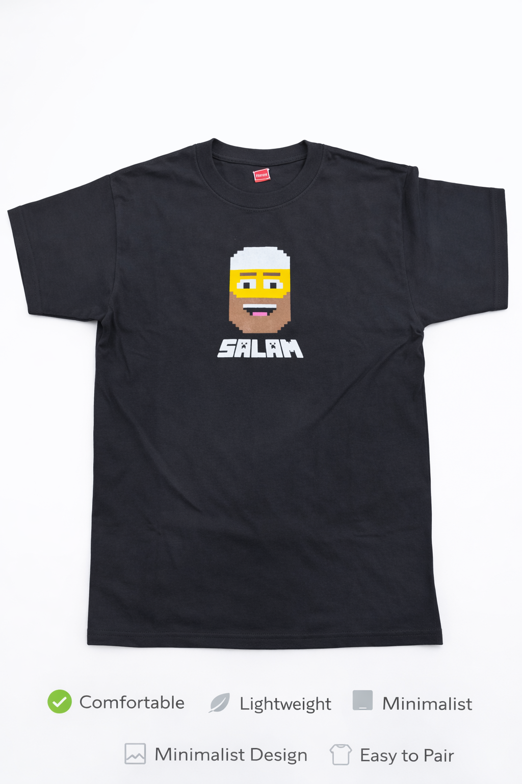 SALAM Pixel Art T-Shirt – Premium Graphic Tee