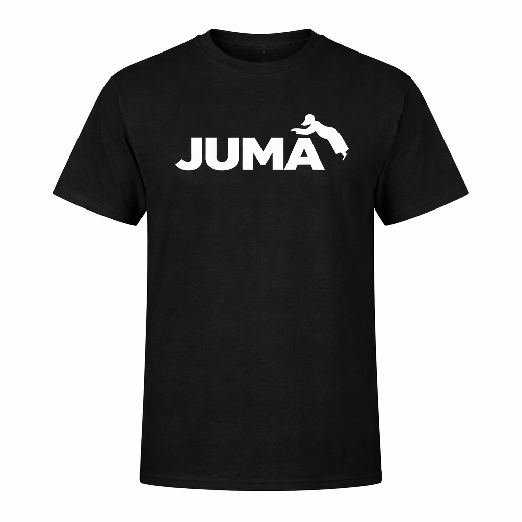 JUMA Classic Logo T-Shirt – Black