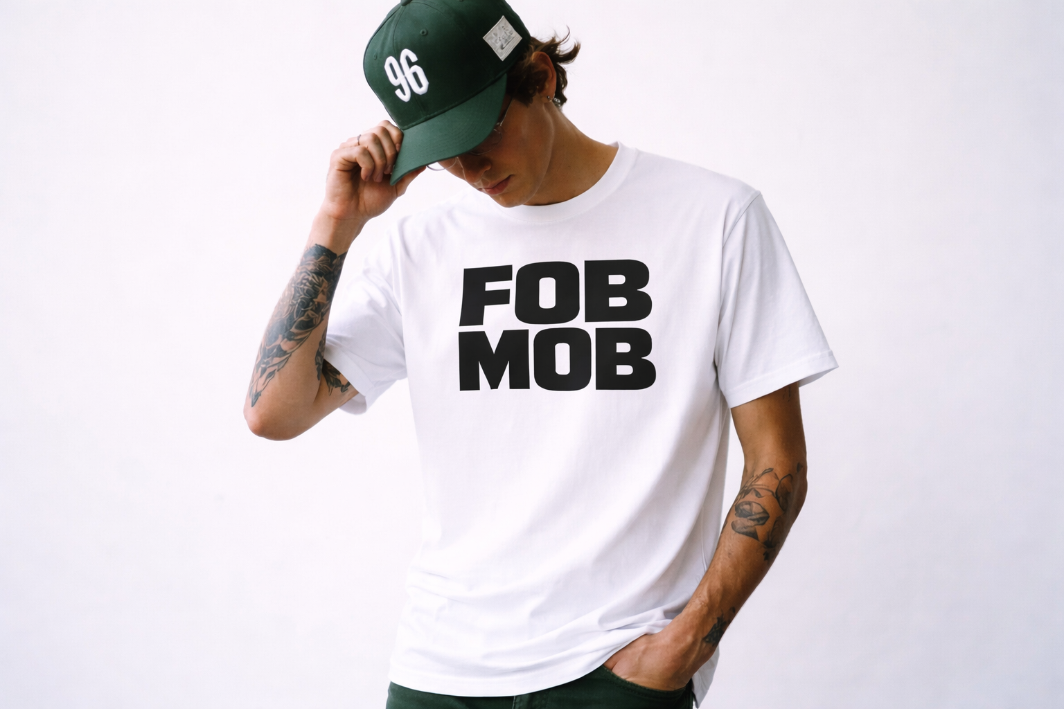 FOB MOB Men Graphic T-Shirt – Bold Streetwear Statement Tee